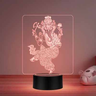 Ganesh Ji Design Night Lamp